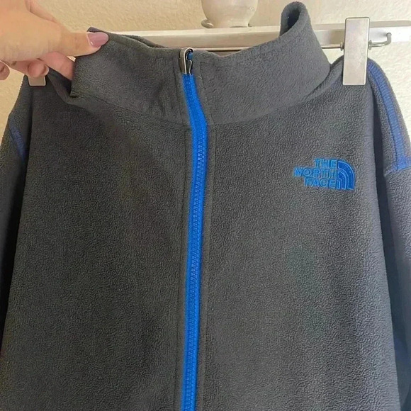 The North Face‎ High Neck Soft Shell Jacket Boys Large (14/16) - Picture 2 of 6